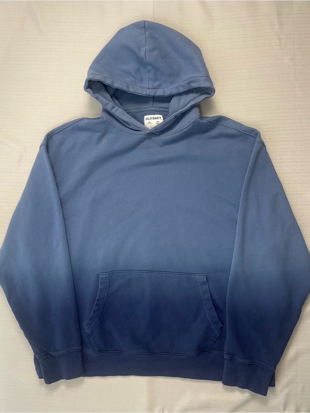 Old Navy Vintage Washed Classic Pullover Hoodie Blue XXL